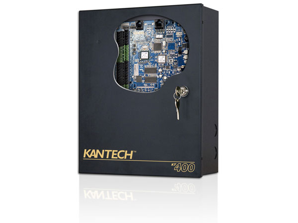 KT-400 Kantech Four door controller, IP ready, accessory kit (KT-400-ACC), metal cabinet (KT-400-CAB) w/ lock (KT-LOCK)