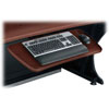 LD-KBTDC Middle Atlantic Under-Desk Articulating Keyboard Mount, Includes Wrist-Rest, Dark Cherry Finish