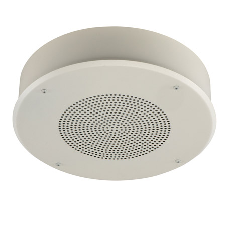 LE-216 Louroe Electronics TLI-VR-F Bi-Directional Microphone With Ceiling Flush Speaker Grill Plate / Vandal Resistant