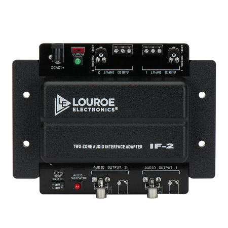 LE-273 Louroe Electronics IF-2 2 Zone Audio Interface Adapter