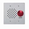 LE-SSR Aiphone Flush Mount 2-Gang Sub Station and SS W/  Red Mushroom Button