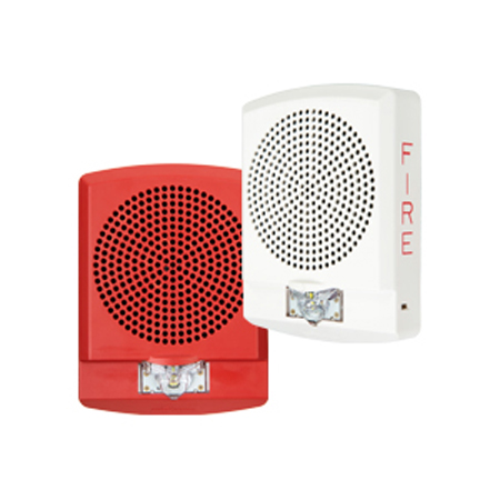 LSPKBB-R Cooper Wheelock LED Speaker Surface Back Box Wall Red