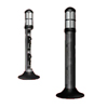 LT-1-2 TAKEX A Pair of 3' 3" Lamp Towers Stealth Beam Enclosure, 180 Degree View, Maximum Stacking of 3 Per Tower