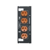 M-2X20IGA Middle Atlantic 20 AMP Isolated Ground Dual Duplex MPR Module, Always on, Single or Dual Circuit, 4 Outlets