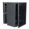 CWR-18-17PD Middle Atlantic CableSafe Cabling Wall Mount Rack with Plexi Door (15" Useable Depth)