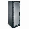 DRK19-44-31K Middle Atlantic 44 Space (77") 19" Panel Width 31" Deep Gangable Rack w/ CBL Management Ducts - Plexi Front Door - Rear Vented Door