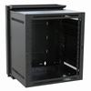 DWR-12-22 Middle Atlantic 12 Space DWR Sectional Wall Mount Rack (Black)