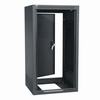 ERK-1825KD Middle Atlantic 18 Space (31 1/2 Inch), 25 Inch Deep Ready To Assemble Stand Alone Rack with Rear Door, Black Finish