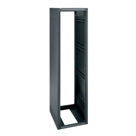 ERK-3525LRD Middle Atlantic 35 Space (61 1/4 Inch), 25 Inch Deep Stand Alone Rack without Rear Door, Black Finish