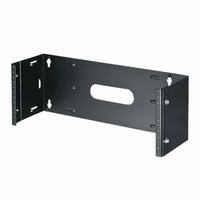 HPM-4 Middle Atlantic 4 Space (7 Inch) Hinged Panel Mount, 6 Inch Deep, Black Finish