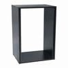 RK14 Middle Atlantic 14 Space (24 1/2 Inch), 16 Inch Deep Black Laminate Ready-To-Assemble Rack