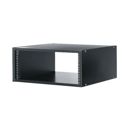 RK6 Middle Atlantic 6 Space (10 1/2 Inch), 16 Inch Deep Black Laminate Ready-To-Assemble Rack
