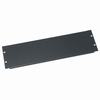 SB3 Middle Atlantic 3 Space (5 1/4 Inch) Flanged Steel Blank Panel, Black Textured Finish