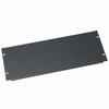 SB4 Middle Atlantic 4 Space (7 Inch) Flanged Steel Blank Panel, Black Textured Finish