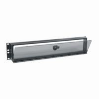 SECL-2 Middle Atlantic 2 Space (3 1/2 Inch) Hinged Smoked Plexi Security Cover