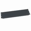 WSB3 Middle Atlantic 3 Space (5 1/4 Inch) Flanged Steel Blank Panel, Black Wrinkle Finish