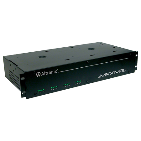 MAXIMAL1R Altronix 16 Output Fused Rack Mount Power Supply/Charger w/ Controller 12VDC @ 4Amp or 24VDC @ 3Amp