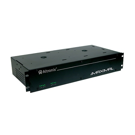 MAXIMAL1RHDV Altronix 8 Channel 3Amp 24VDC or 4Amp 12VDC Access Control Power Supply/Charger with Controller