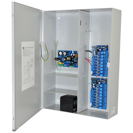 MAXIMAL3D Altronix 16 Output PTC Power Supply/Charger w/ Controller and Enclosure 12VDC or 24VDC @ 5.5Amp