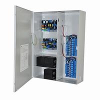 MAXIMAL75FDV Altronix 16 Channel 9.7Amp 24VDC or 9.5Amp 12VDC Access Control Power Supply in UL Listed NEMA 1 Indoor 19” W x 26” H x 6.25” D Steel Electrical Enclosure