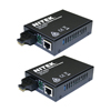 MC722SGX2-10 Nitek  Gigabit Fiber Optic Media Converter 10 KM Set - Includes 2 of MC722SG-10