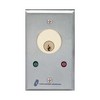 MCK-6 Alarm Controls SPDT Momentary Switch - Single Gang Stainless Steel Wall Plate with Green and Red LEDs