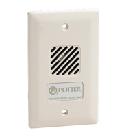 [DISCONTINUED] 1610225 Potter MH-120W White Polarized & Low Current Piezo Alert Signaling Device