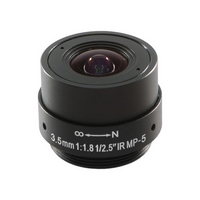 MPL3.5 Arecont Vision 3.5mm, 1/2.5", f1.8, Fixed Iris