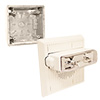 MTWP-2475W-NW-KIT Cooper Wheelock Weatherproof 8 Multitone Strobe 24VDC with Backbox - Wall Mounted - White - No Lettering