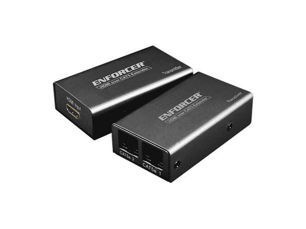 MVE-AH010Q Seco-Larm HDMI over Two Cat5e/Cat6 Extender up to 195 feet - 1080p - Power Supply Inc