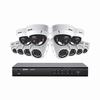 N16D44K84 Flir 16 Channel NVR Kit 480FPS @ 1080p - 4TB w/ 16 Port PoE and 4 x 8MP Vandal Dome and 8 x 4MP Eyeball IP Security Cameras