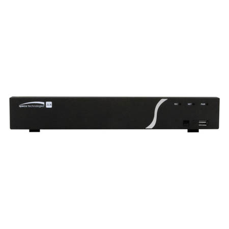 N4JLN Silver by Speco 4 Channel NVR 50Mbps Max Throughput - No HDD w/ Built-in 4 Port PoE