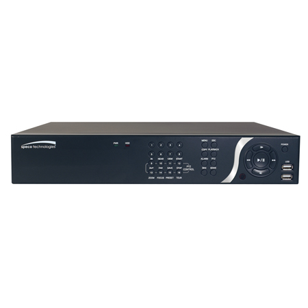 N4NS6TB Speco Technologies 4 Channel NVR 20Mbps Max Throughput - 6TB