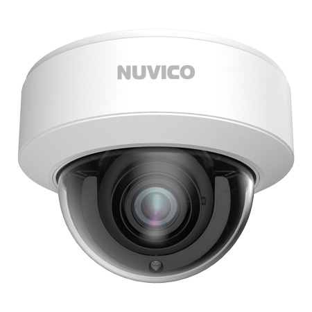 NCT-8ML2-OV21AF Nuvico Xcel Series 2.8~12mm Motorized 20FPS @ 8MP/4K Indoor/Outdoor IR Day/Night WDR Vandal Dome IP Security Camera 12VDC/PoE - Built-in Microphone