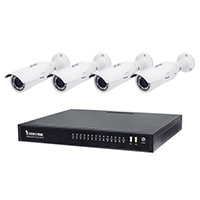 [DISCONTINUED] ND8322P-2TB-4IB3AV Vivotek 8 Channel NVR 64Mbps Max Throughput 2TB w/ 4 x 2MP Outdoor Bullet IP Security Cameras with -40F Operating Temperature