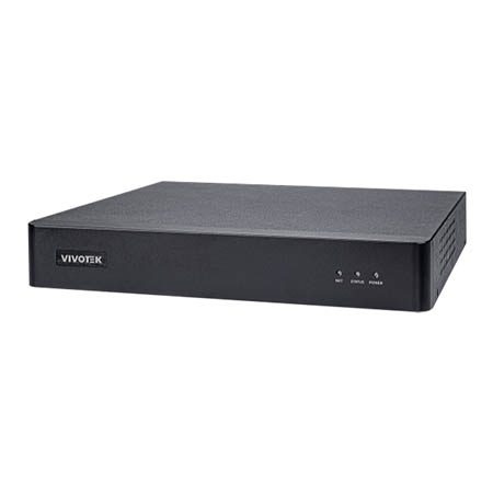 ND9213P Vivotek 4 Channel NVR 64Mbps Max Throughput - No HDD w/ Built in 4 Port PoE