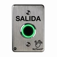 NT-SS101-ES STI NoTouch Stainless Steel IR Switch - US Single-Gang - Exit - SPANISH