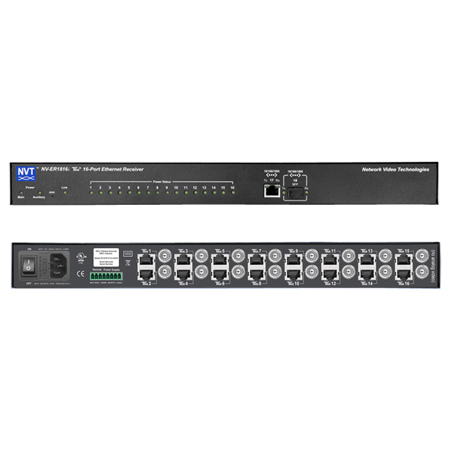 NV-ER1816i NVT TBus 16-Port Ethernet Receiver