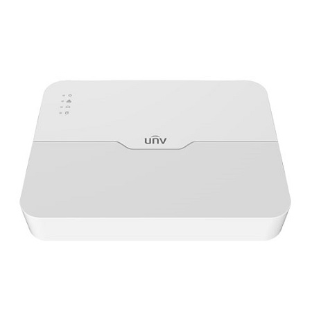 NVR301-08LX-P8 Uniview Easy LX-P Series 8 Channel NVR 80Mbps Max Throughput - No HDD with Built-in 8 Port PoE