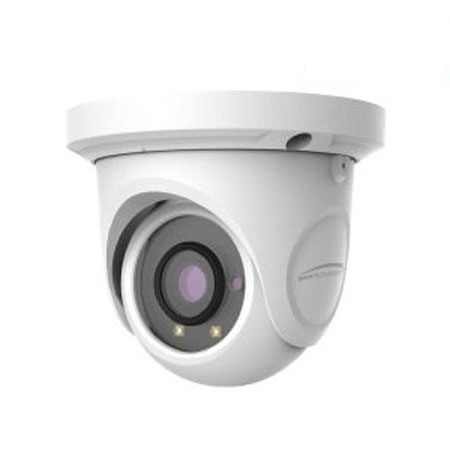 O4DT5 Speco Technologies 2.8mm 30fps @ 2592 x 1520 Outdoor IR Day/Night WDR Turret IP Security Camera 12VDC/PoE - White Housing