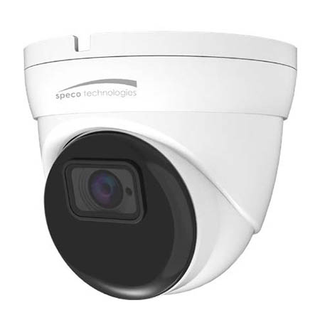 O5T1G Silver by Speco 2.8mm 30FPS @ 5MP Outdoor IR Day/Night WDR Turret IP Security Camera 12VDC/PoE
