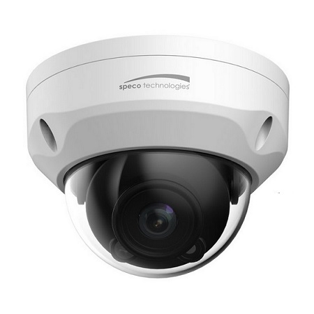 O8VLD1 Speco Technologies 2.8mm 30FPS @ 8MP Outdoor IR Day/Night WDR Dome Security Camera 12VDC