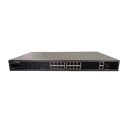 [DISCONTINUED] P16S18G Speco Technologies 18-port Gigabit Network Switch with 16-ports PoE