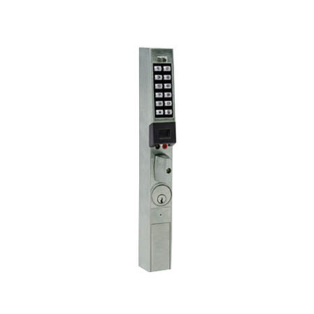 PDL1325NW/26D2 Alarm Lock Narrow Stile Wireless Access Prox/Digital Lock with Thumb Turn Piece Trim - Satin Finish