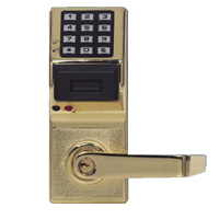 PDL4175IC-3-Y Alarm Lock Electronic Digital Proximity Lock - Yale Interchangeable Core Regal - Polished Brass Finish
