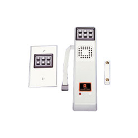 PG30MS Alarm Lock Door Alarm - 9v Battery - Metallic Silver Finish