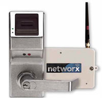 PL6100-10B Alarm Lock Networx Proximity Digital Lock - Standard key override - Duronodic Finish