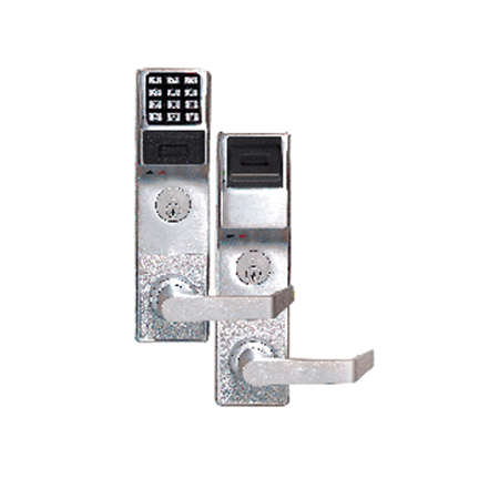 PL6500CRL-10B Alarm Lock Networx Electronic Proximity Digital Mortise Lock - Straight Lever Classroom Function Left Hand Proximity Only - Polished Brass Finish