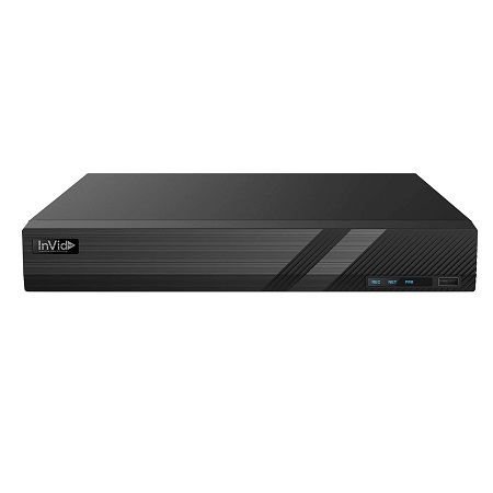 PN3A-8X8FNH/18TB InVid Tech 8 Channel NVR 80Mbps Max Throughput - 18TB with Built-in 8 Plug & Play Ports