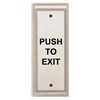 PN5-311 Alarm Controls Pneumatic Time Delay Push to Exit Switch - Brass with Black Fill